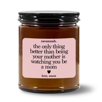 Personalized To My Daughter Candle Gift, New Mom Gift, Custom Name Candle, Mothers Day Gift 684859