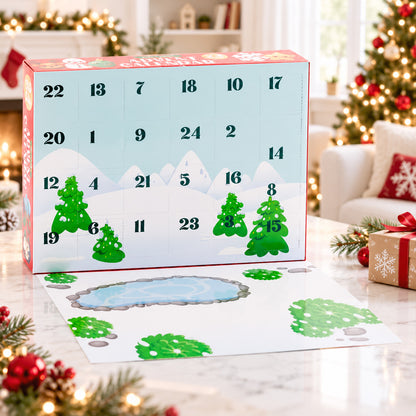 Crazy Fun Mini Taba Christmas Advent Calendar, 24 Days Squishy Toys, Holiday Countdown Gift for Kids 686718 WFD