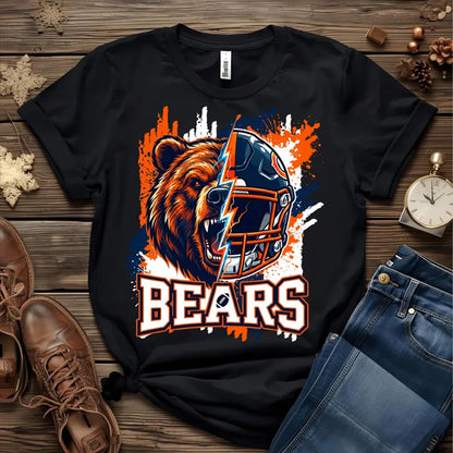 Chicago Football Bear Shirt, Bears Football Hoodie, Chicago Touchdown Fan Gear 684152