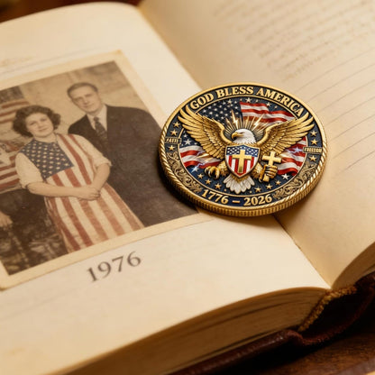 250 Years of America Commemorative Coin | God Bless America 1776–2026 Coin 684630