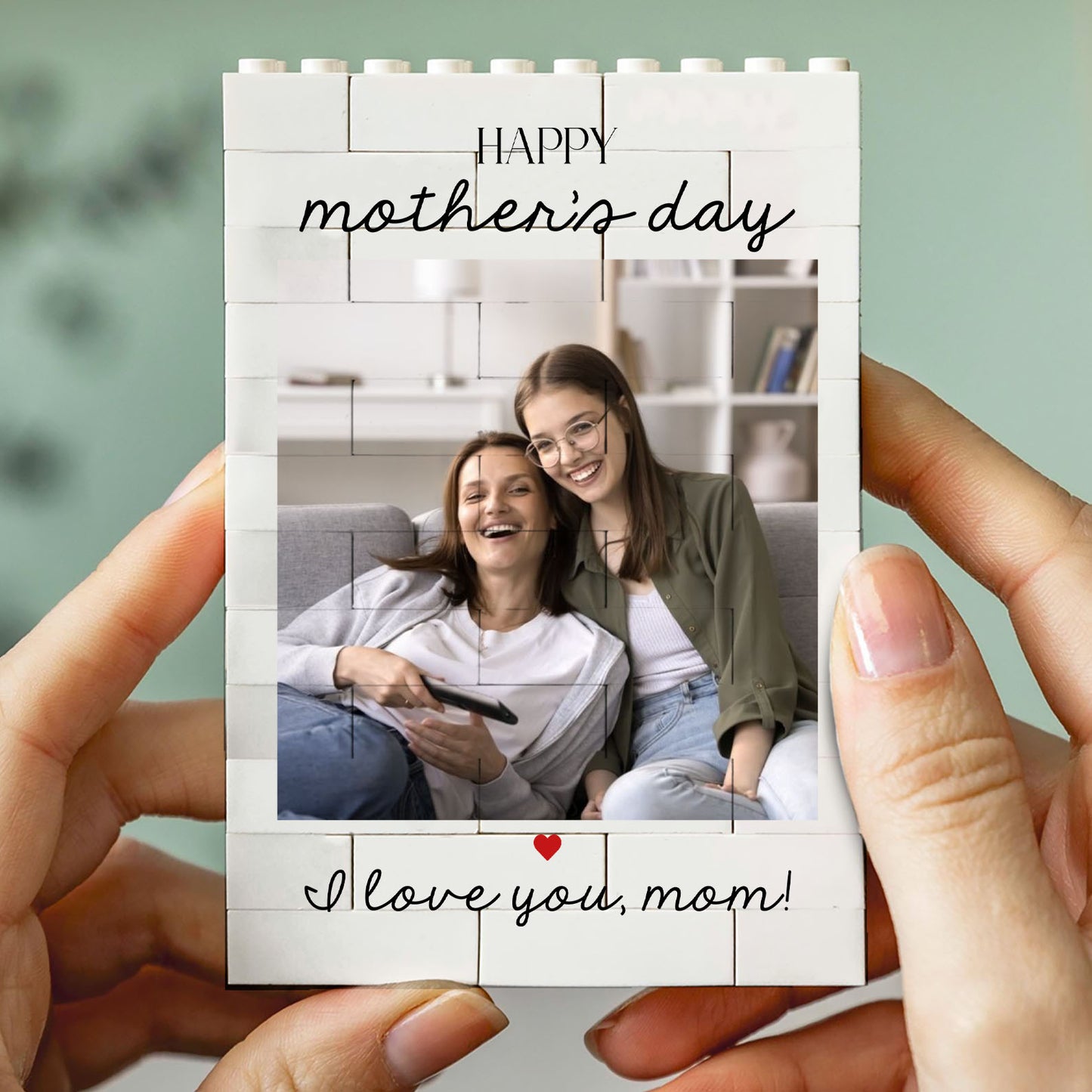 Custom Photo Building Brick Blocks | Personalized Gift for Mom | Mother's Day Gift 684600