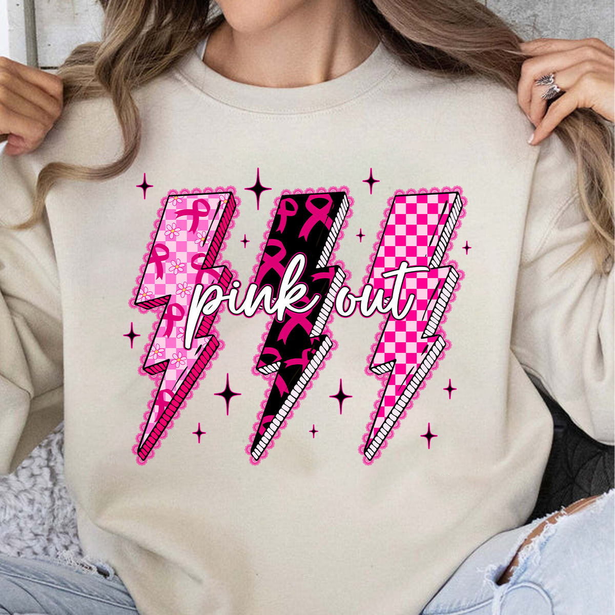 October We Wear Pink Shirt, Breast Cancer Awareness T-Shirt, Pink Out Shirt, Pink Ribbon Tee 683314-5