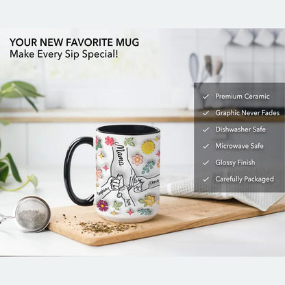 Personalized Mom Mug with Kids Names, Custom Mama Mug, Mommy Gift, Mothers Day Gift 684789