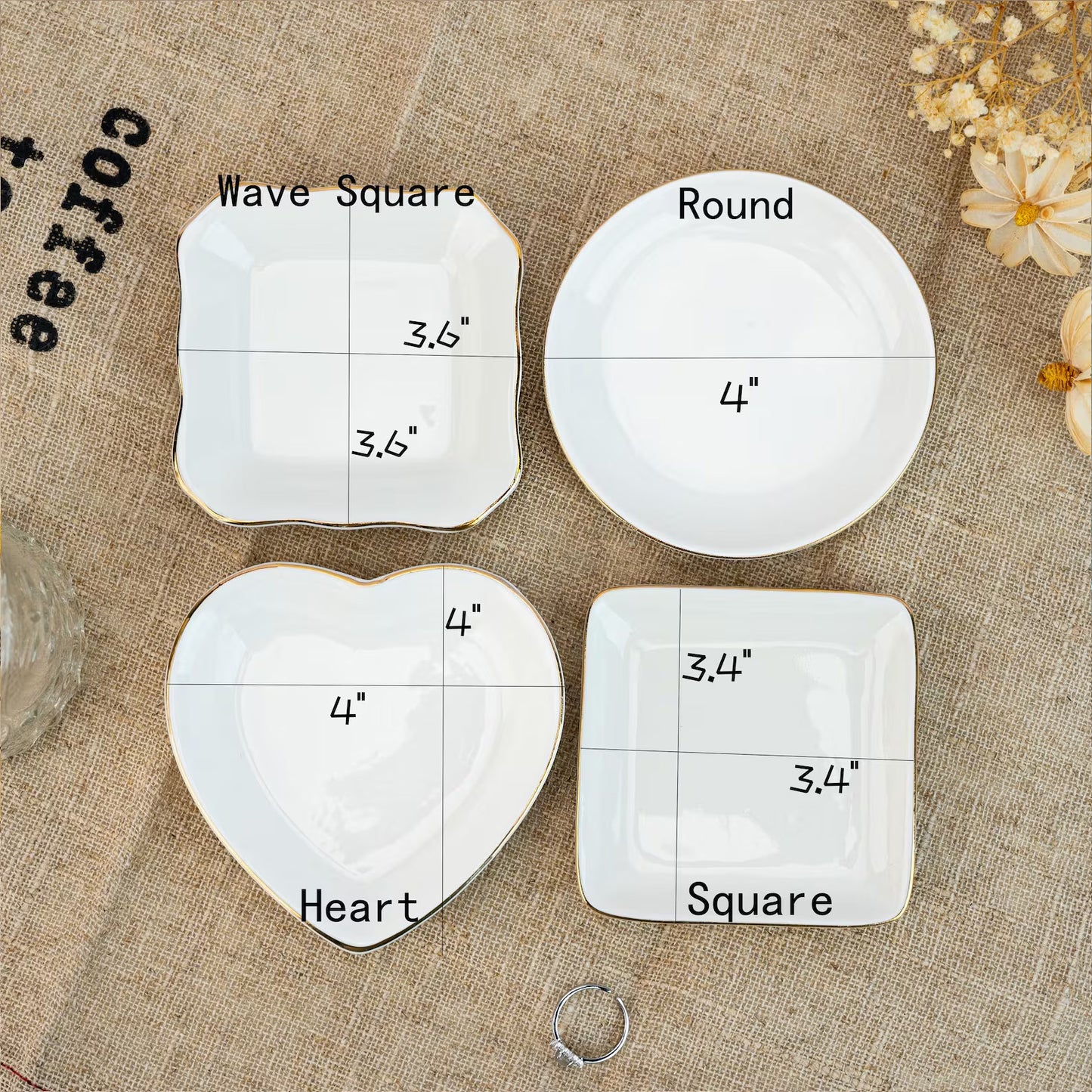 Personalized Graduation Jewelry Dish, Custom Name Trinket Dish, Ring Dish Gift for Daughter, Class of 2026 Gift 684746