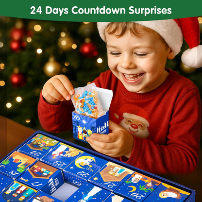 Nativity Advent Calendar 2026, 24 Days Christmas Building Blocks Set, Kids Religious Gift 686749 WFD