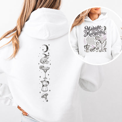 Vintage Midnight Margaritas Front & Back Shirt, Retro Practical Magic Tee, Spooky Halloween Movie Gift 685655
