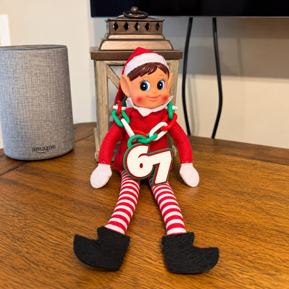Elf on the Shelf Squishy, Funny ElfDoh Squishy Christmas Toy, Elf Accessories, Kids Holiday Gift 686649 WFD