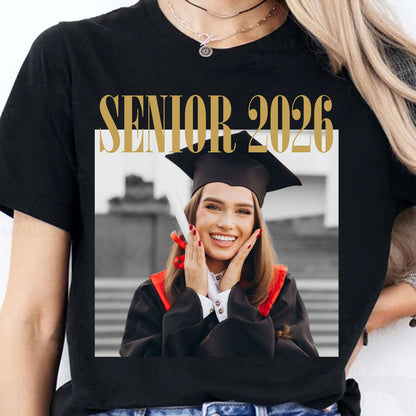 Personalized Senior 2026 Shirt, Custom Photo Graduation Tee, Class of 2026 Shirt, Senior Gift 684787