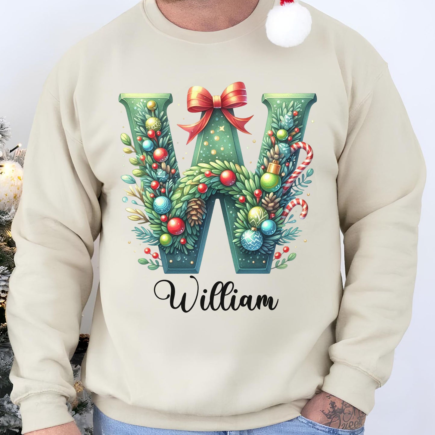 Christmas Custom Name Sweatshirt, Custom Family Christmas Shirt, Personalized Christmas Couple Tee, Christmas Group T-Shirt 683387