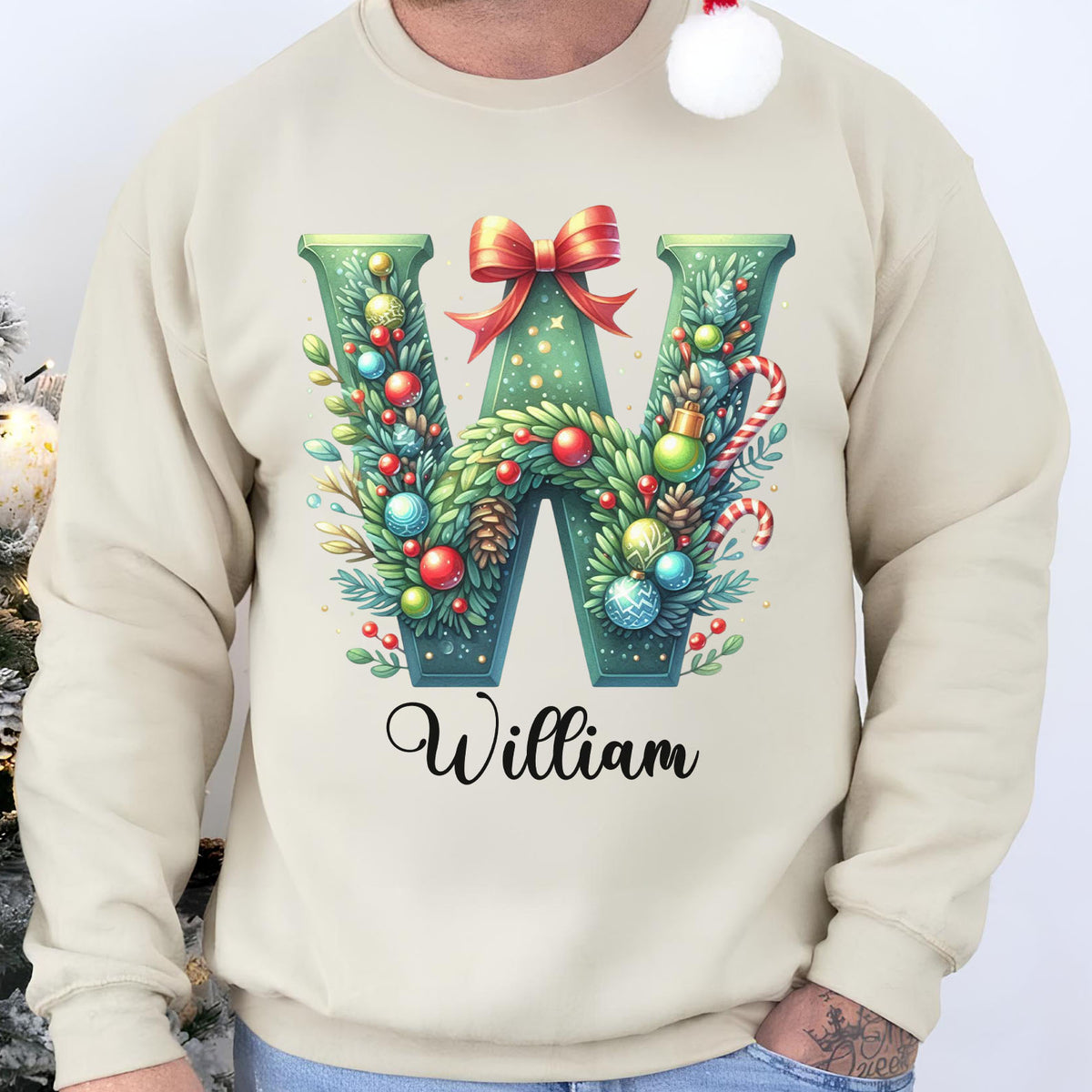 Christmas Custom Name Sweatshirt, Custom Family Christmas Shirt, Personalized Christmas Couple Tee, Christmas Group T-Shirt 683387