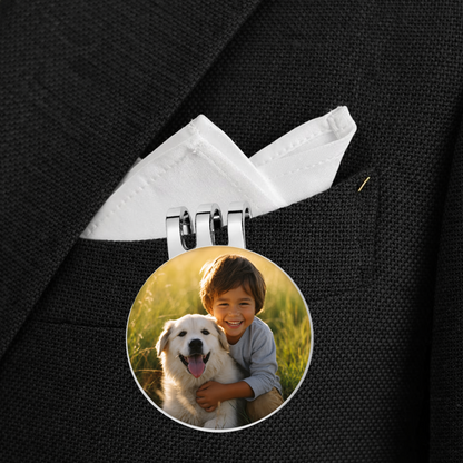 Personalized Photo Golf Marker with Magnetic Hat Clip, Custom Golf Ball Marker Gift for Golfers 685467