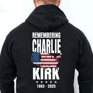 Remembering Charlie Kirk Red Shirt | Red Freedom Shirt | We Wear Red Charlie Kirk Birthday October 14 Backside Shirt 683202