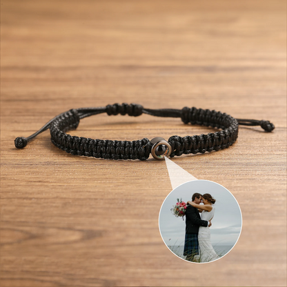 Custom Photo Projection Bracelet, Personalized Picture Projection Bracelet, Memorial Charm Gift for Her Him 685465 WFD