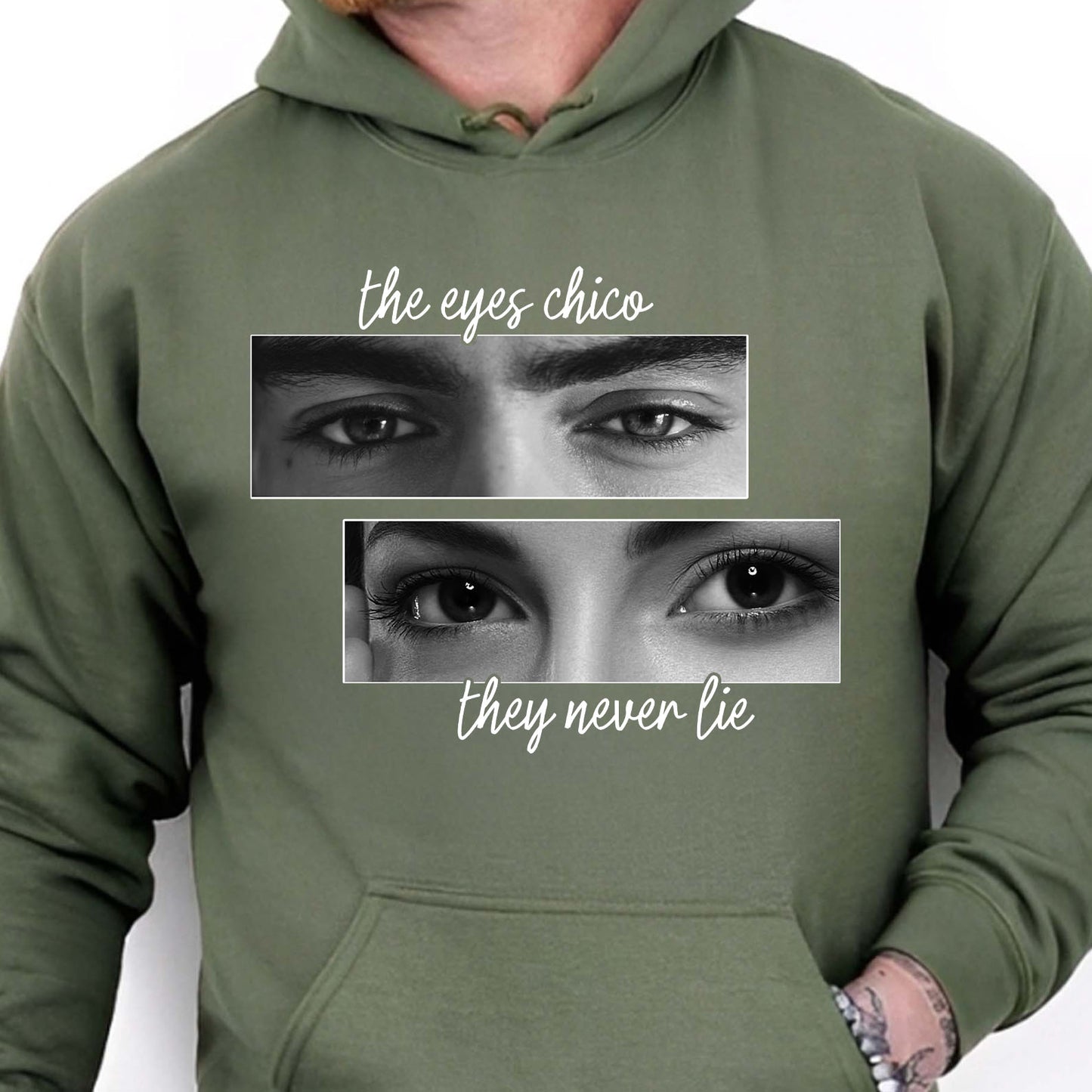 Personalized The Eyes Chico They Never Lie Shirt, Custom Couple Photo Eyes Tee, Matching Couples Tee 685519