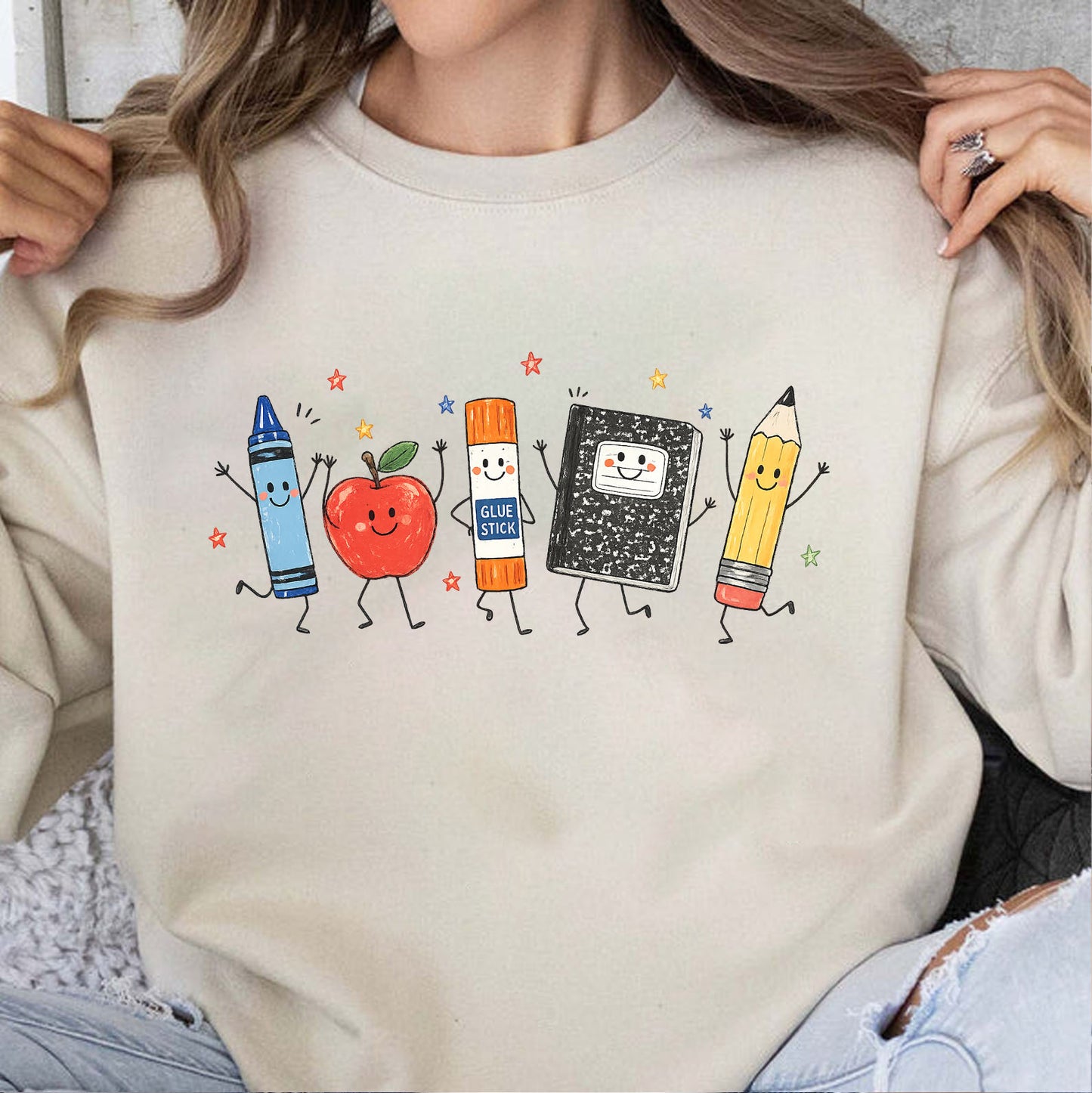 Funny Teacher Life Shirt, Preschool Teacher School Supplies Tee, Back to School Teacher Gift Shirt 685421