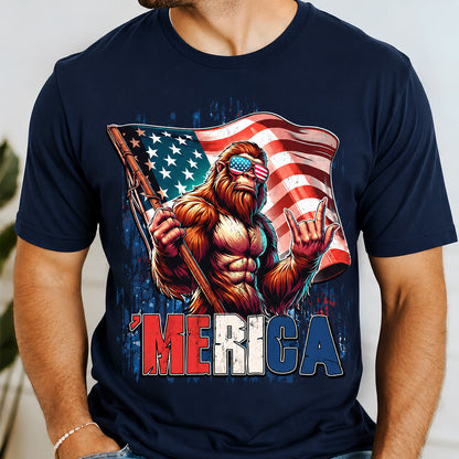 250 Years Bigfoot Shirt, Funny Patriotic Sasquatch 4th of July Tee, American Flag USA Shirt 685193 WFD