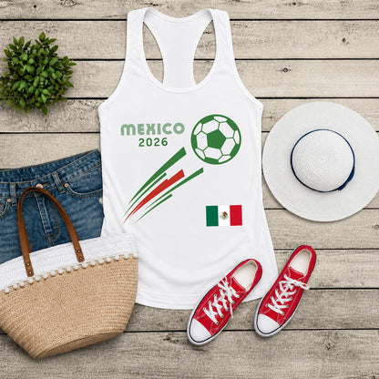 Custom Country Flag Soccer Racerback Tank Top, USA Mexico France Germany Football Fan Shirt 2026 685481