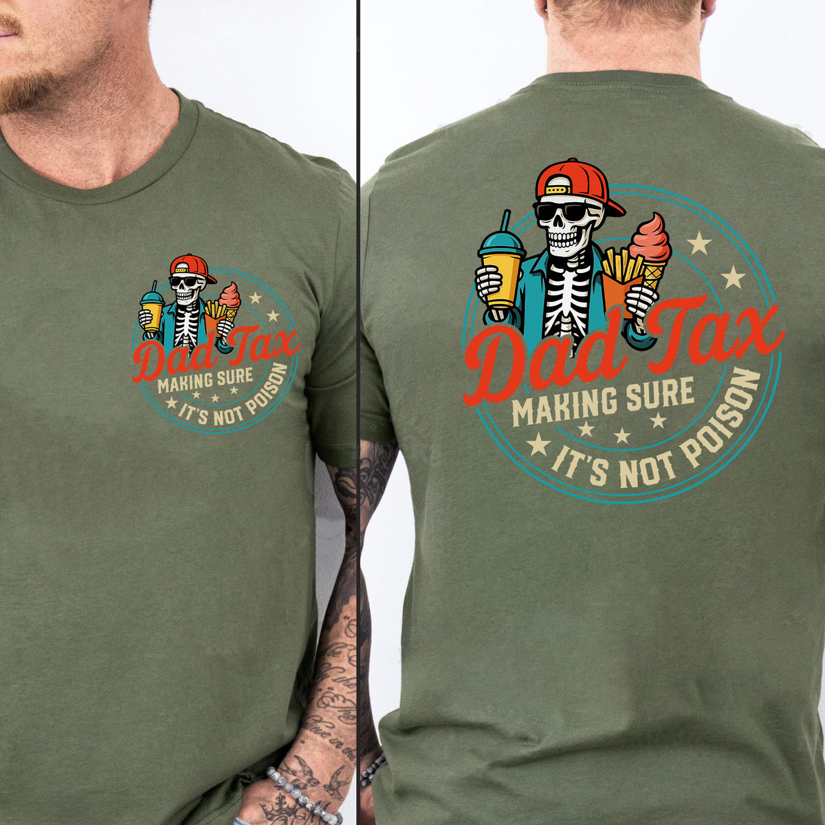 Dad Tax Making Sure Shirt, Funny Dad Tax Tee, Father’s Day Gift, Father’s Day Pocket & Back Shirt 683916