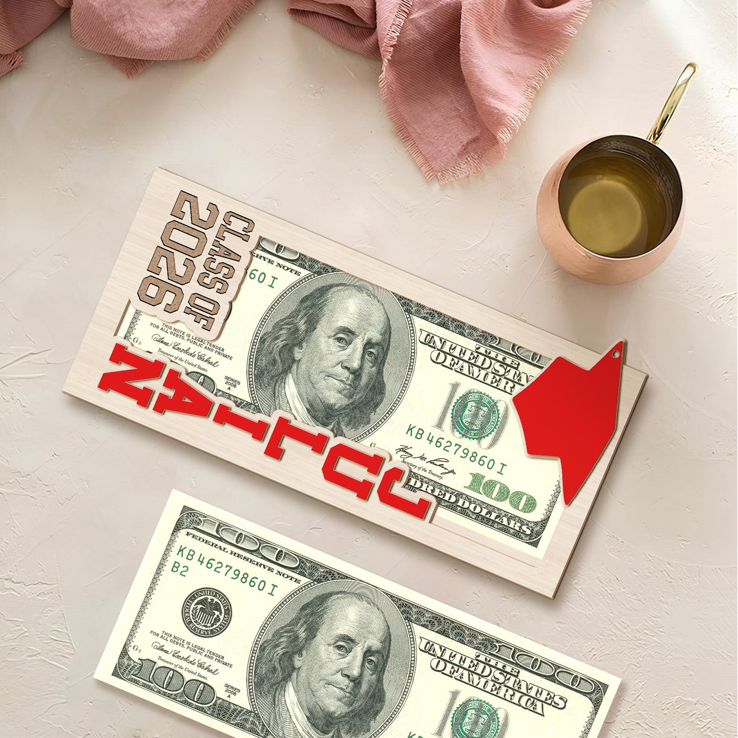 Personalized Graduation Money Holder 2026, Custom Name Cash Holder with Tassel, Class of 2026 Gift 684865