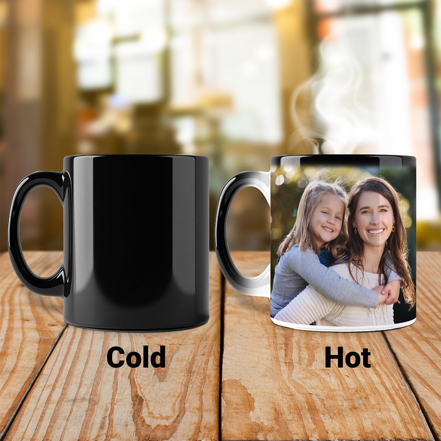 Custom Photo Coffee Mug | Personalized Heat Sensitive Color Changing Mug | Mother’s Day Father’s Day Gift 684505
