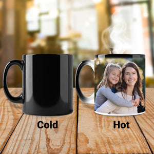 Custom Photo Coffee Mug | Personalized Heat Sensitive Color Changing Mug | Mother’s Day Father’s Day Gift 684505