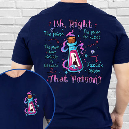 Oh Right That Poison Pocket & Back Shirt, Funny Llama Poison Graphic Tee, Vintage Cartoon Shirt 685664