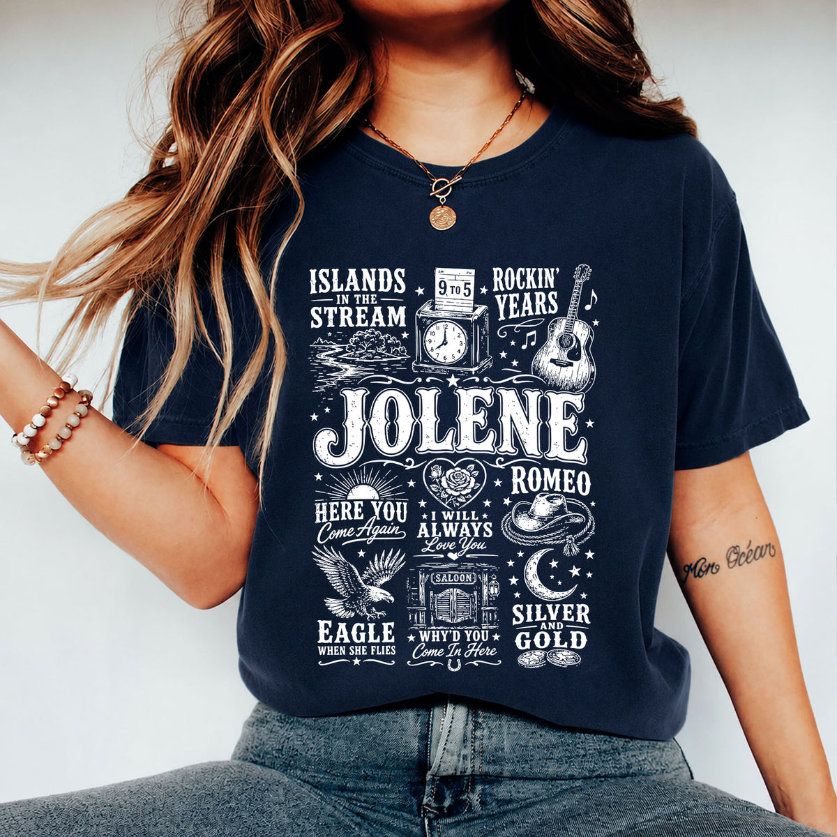Jolene Country Music Shirt, Vintage Western Cowgirl Graphic Tee, Country Concert Southern Music T-Shirt 686037