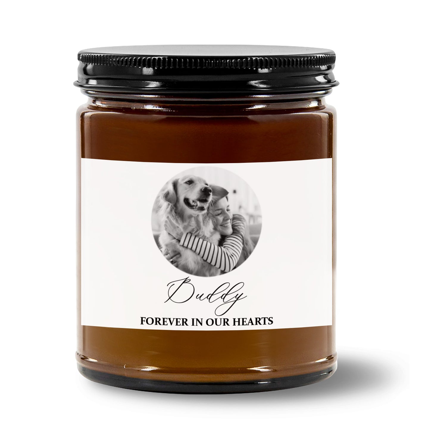 Custom Photo Pet Memorial Candle, Personalized Dog Cat Remembrance Candle, Pet Loss Sympathy Gift 685708