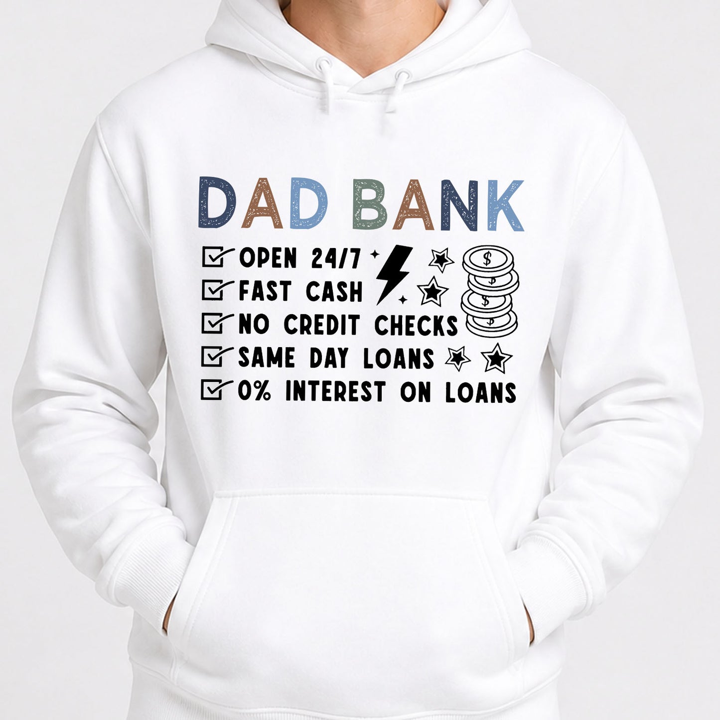 Funny Dad Bank Shirt, Dad Joke Graphic Tee, Father’s Day Gift for Dad, New Dad Bright Shirt, Cool Dad Gift 684944