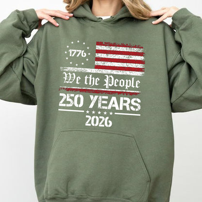 US 250 Years 1776–2026 Shirt, We The People Patriotic USA Flag Tee, Independence Day Shirt 684981