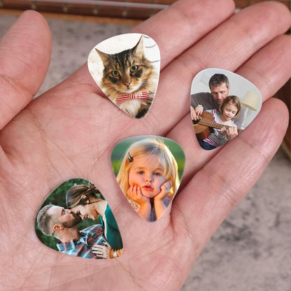 Personalized Guitar Pick, Custom Photo Guitar Pick, Gift for Him Boyfriend Dad Husband 683898