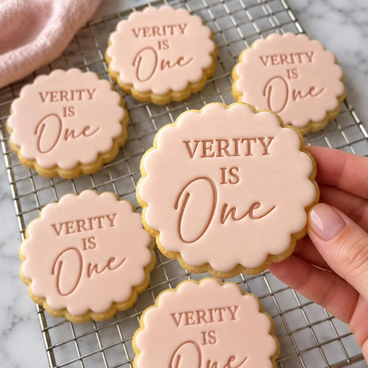 Personalized Cookie Stamp and Cutter, Custom Name Biscuit Embosser, Birthday Baby Christmas Wedding Gift 686752 WFD