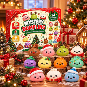 Christmas Dumpling Advent Calendar 2026, 24 Days Mystery Squishy Toys Countdown, Kawaii Christmas Gift 686655 WFD