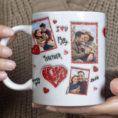 Custom Photo Upload Couple Mug | Personalized Couple White Mug | Valentine’s Day Gift 684159