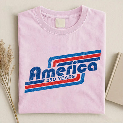 250 Years America Patriotic Shirt, Vintage USA Graphic Tee, Independence Day T-Shirt for Men Women 685390 WFD