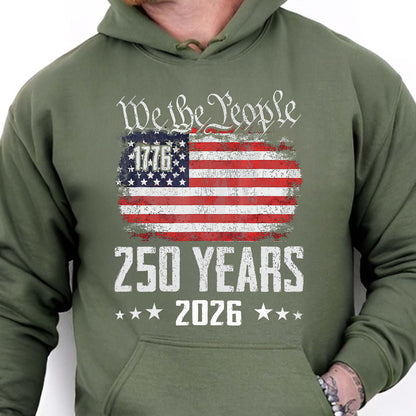 Vintage 250 Years 1776–2026 Shirt | Happy 250th Birthday Tee | Patriotic 4th of July T-Shirt 684237