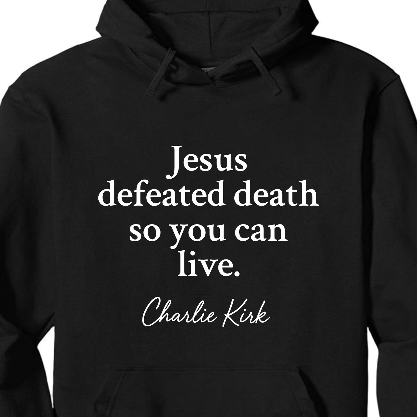 Jesus Defeated Death Charlie Kirk Shirt | Charlie Kirk Red Shirt | We Wear Red Charlie Kirk Birthday October 14 | Red Freedom Shirt 683091