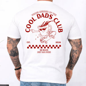 Personalized Cool Dads Club Backside Shirt, No Rules Just Dad Jokes T-Shirt, Funny Father’s Day Gift for Dad 684945