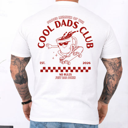 Personalized Cool Dads Club Backside Shirt, No Rules Just Dad Jokes T-Shirt, Funny Father’s Day Gift for Dad 684945