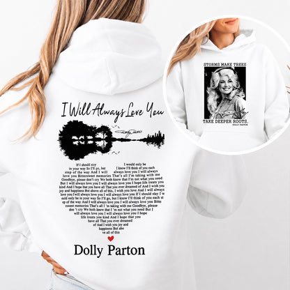 Dolly Parton Memorial Front & Back Shirt, I Will Always Love You Country Music Tribute Tee 686044
