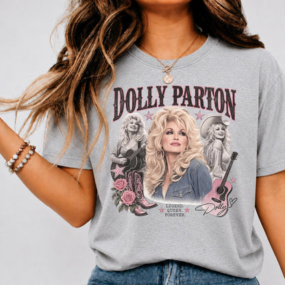 Dolly Parton Memorial Shirt, Country Music Legend Tribute Tee, Forever a Queen Dolly Fan Shirt 686121 WFD