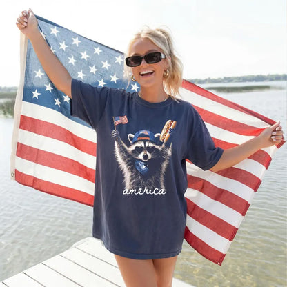 250 Years USA Shirt, Funny Raccoon Tee, Patriotic 4th of July Independence Day T-Shirt 685191 WFD