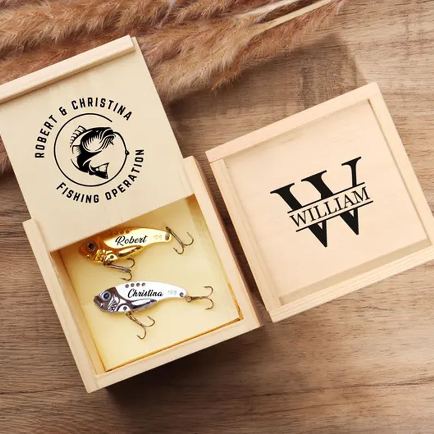 Personalized Engraved Fishing Lure, Custom Fisherman Gift for Dad Husband, Father's Day Gift 684923
