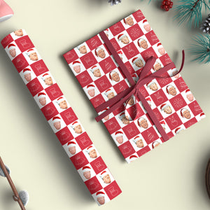 Funny Trump Santa Wrapping Paper, Donald Trump Wrapping Paper, Wrapping Paper For Christmas 683382 - GOP