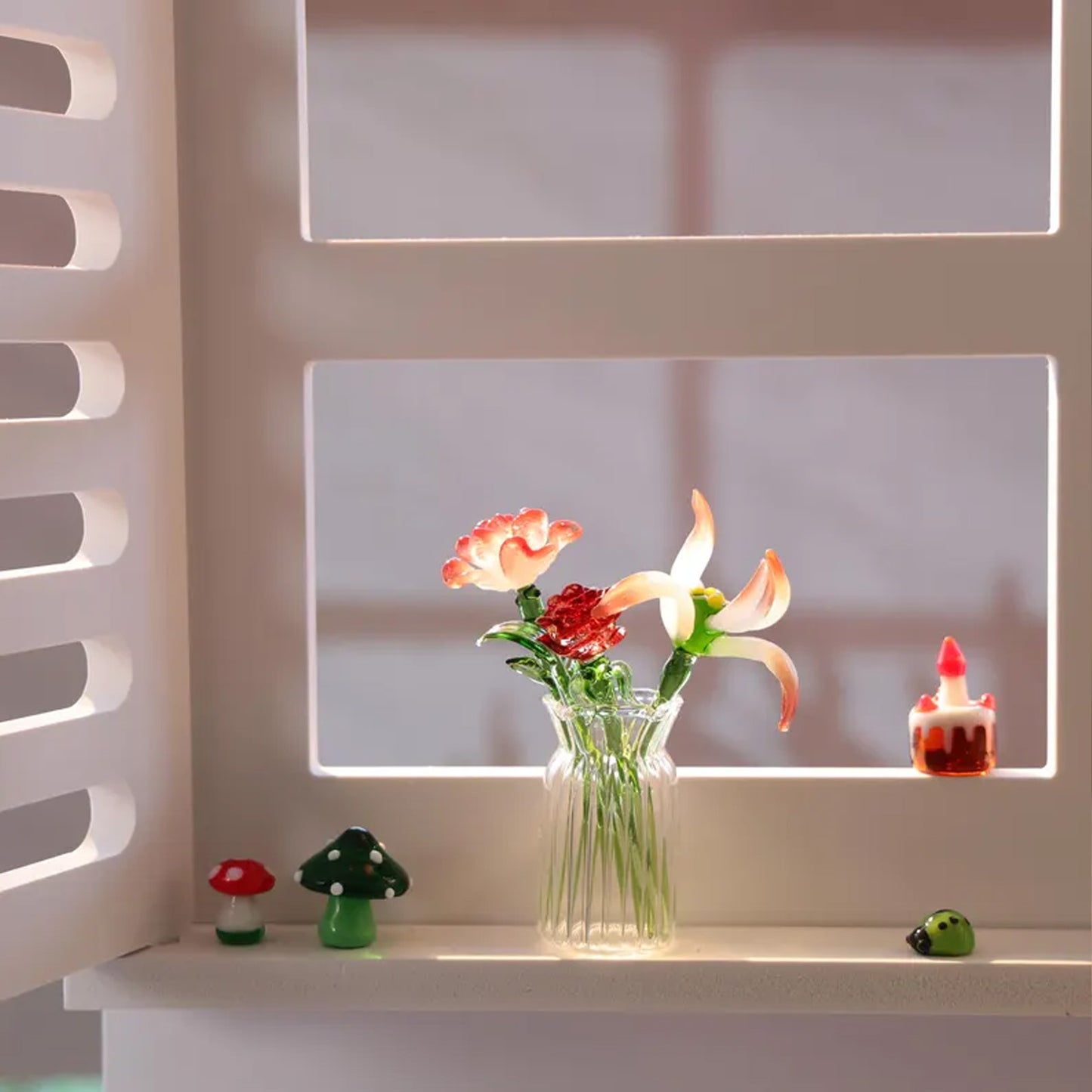 Glass Birth Month Flower | Birth Flower Gift, Hand Blown Spring Flower | Mother’s Day Gift 684713