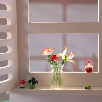 Glass Birth Month Flower | Birth Flower Gift, Hand Blown Spring Flower | Mother’s Day Gift 684713