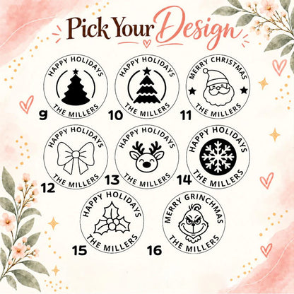 Personalized Christmas Cookie Stamp & Cutter, Custom Family Name Baking Tool, Christmas Gift for Bakers 686946 WFD