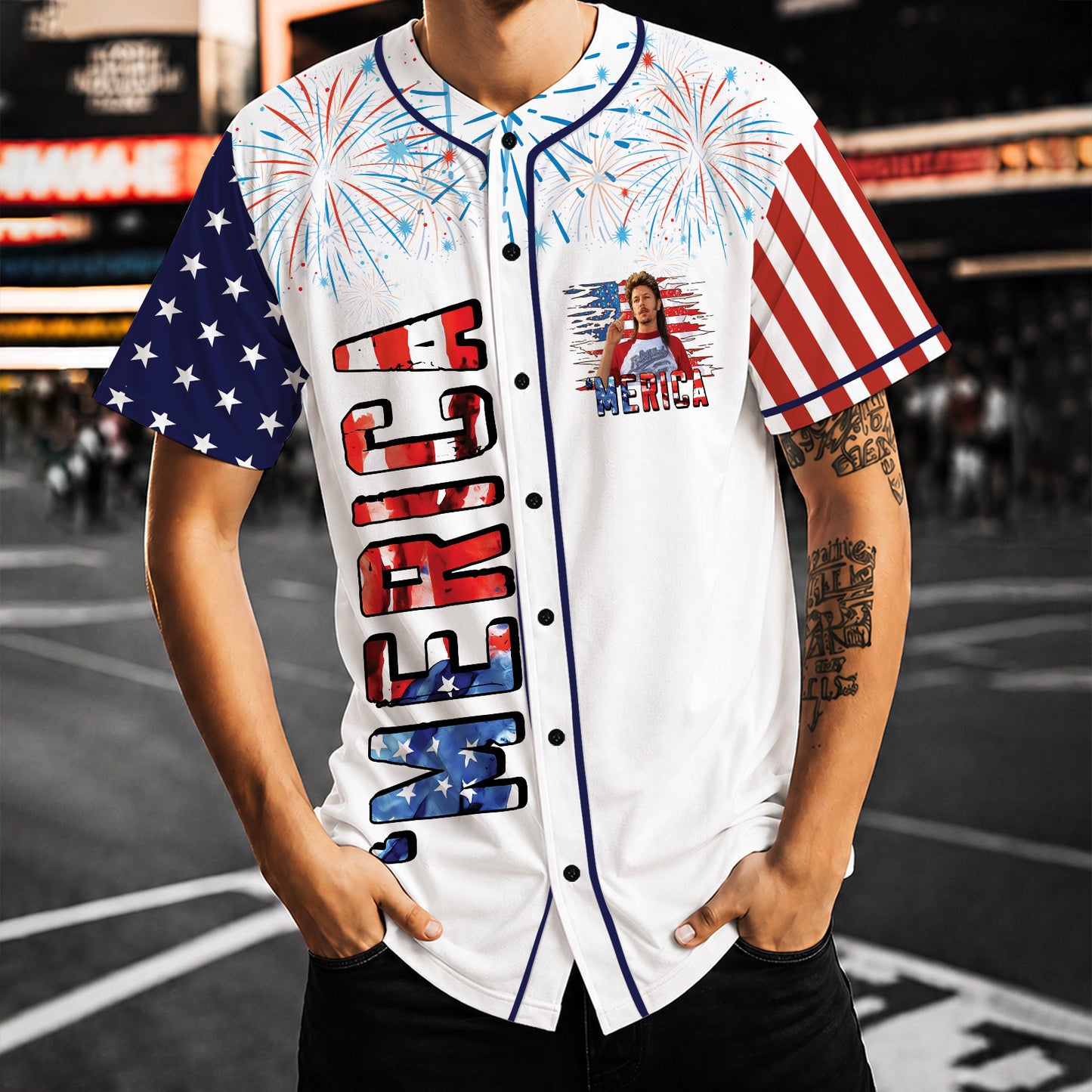 Joe Dirt 250 Years of Freedom Baseball Jersey Shirt, Patriotic 4th of July USA Shirt 685312