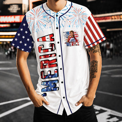 Joe Dirt 250 Years of Freedom Baseball Jersey Shirt, Patriotic 4th of July USA Shirt 685312