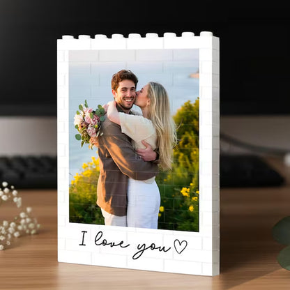 Personalized Dad Photo Building Brick Block, Custom Picture Brick Puzzle Gift for Dad, Father's Day Gift 685159